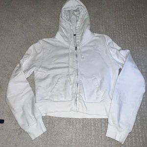 Brandy Melville cropped hoodie zip up
